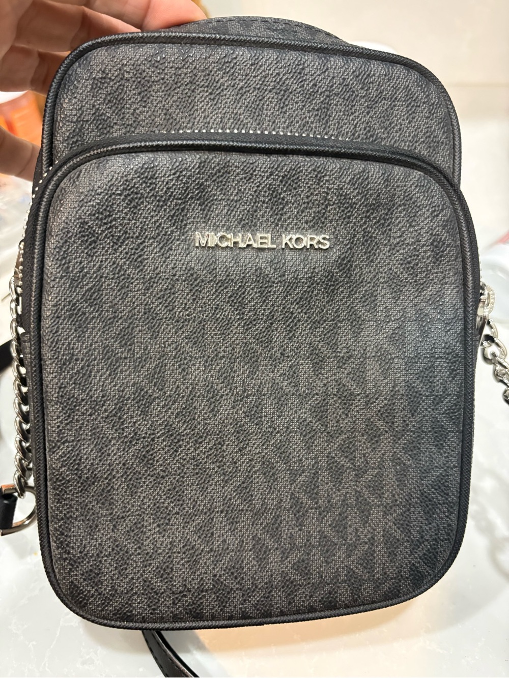 Michael Kors Black Signature Crossbody Bag